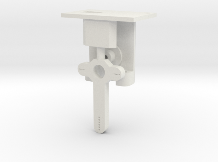 HO Steel Post Single Mech - FUD Base &amp; Details 3d printed