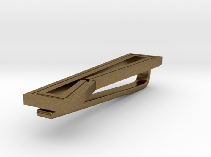 Perfectly Imperfect Tie Clip 3d printed