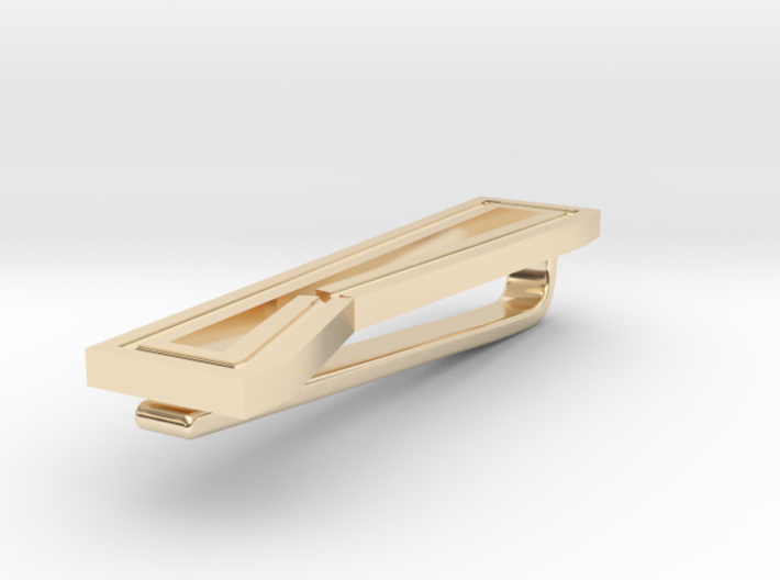 Perfectly Imperfect Tie Clip 3d printed