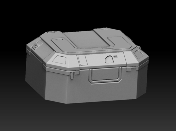 1:72 SW Lg Equipment Boxes  3d printed 