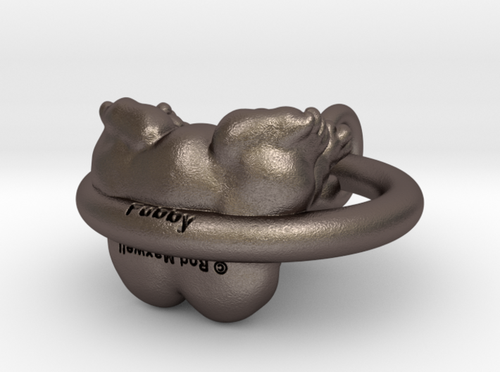 &quot;Fubby&quot; Pendant 3d printed Stainless Steel - The Original Fubby - By Rod Maxwell