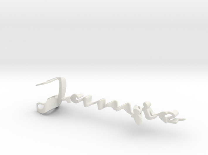 3dWordFlip: Jamie/Jennifer 3d printed