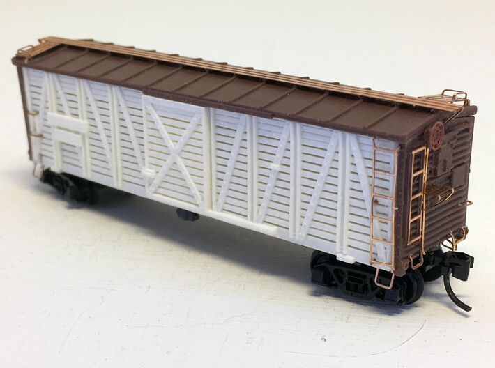 ATSF STOCKCAR Sk-2, complete shell 3d printed 