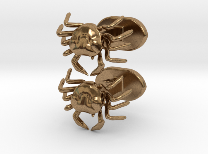 Crabbs cufflinks 3d printed