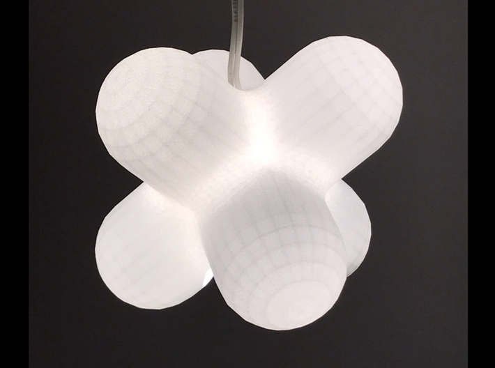 LampBulb6 3d printed White strong flexible