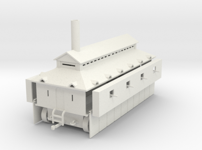 1/100 Locomotive Fort 3d printed