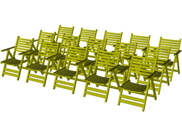 1/35 scale wooden chairs set B x 15 3d printed