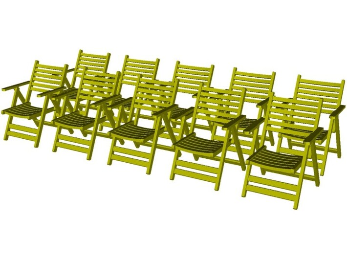 1/35 scale wooden chairs set B x 10 3d printed