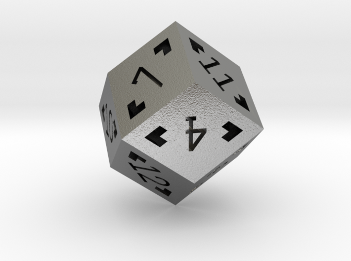 Rhombic 12 Sided Die - Regular 3d printed
