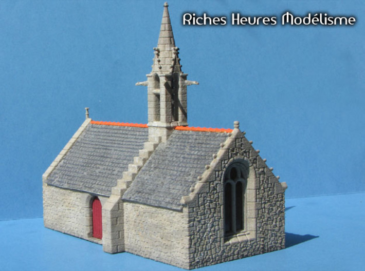 HORelRu01 - Great ruin of Gothic church 3d printed 