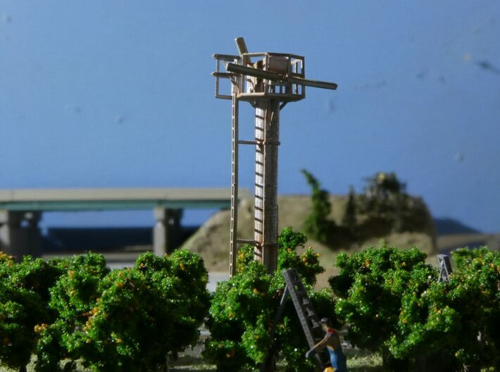 N Scale Tropic Breeze Orchard Wind Generator 3d printed Completed model