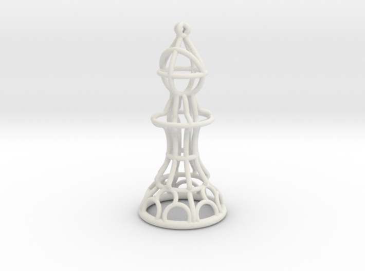 Hollow Chess Set - Bishop 3d printed