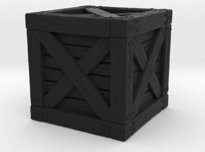 Wooden Crate Environment Miniature 3d printed 