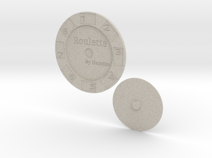 roulete spinning game selection fun random 3d printed