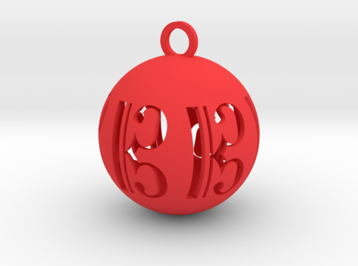 Alto Clef Christmas Tree Ball 3d printed