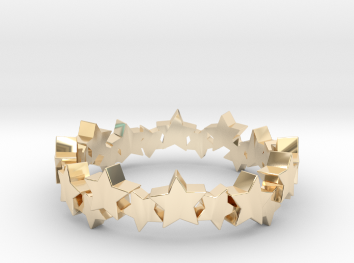 Stellar Ring 3d printed