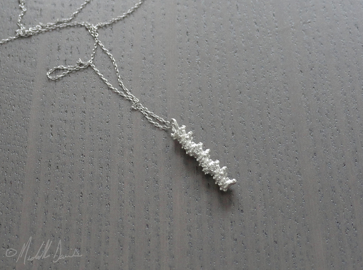Molecular DNA Pendant 3d printed See how to purchase a chain below.