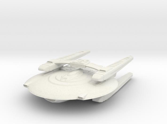 Federation KittyHawk Class VII refit BattleCruise 3d printed