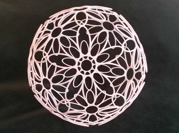 DodecaFlower (Large 145mm) 3d printed Large Dodecaflower (145mm)