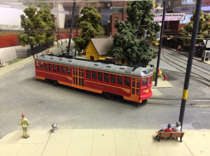 HO Pacific Electric Modernized Hollywood Car Kit 3d printed