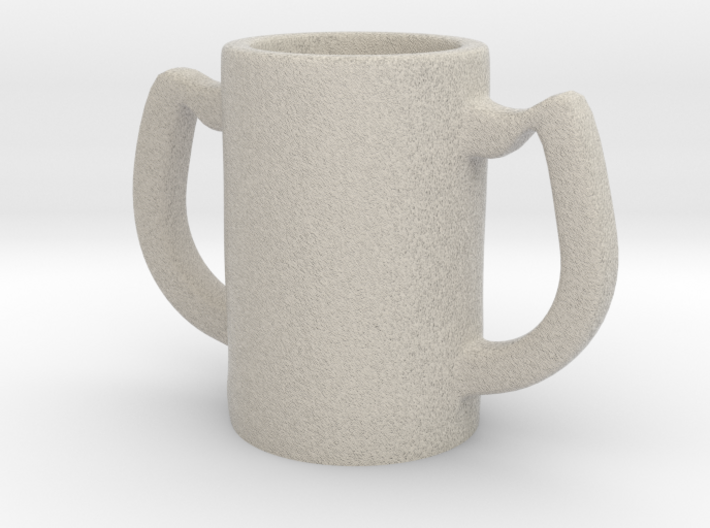Two handles mug 3d printed