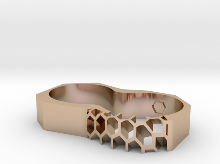 Partially Exposed - 2 Finger Ring 3d printed
