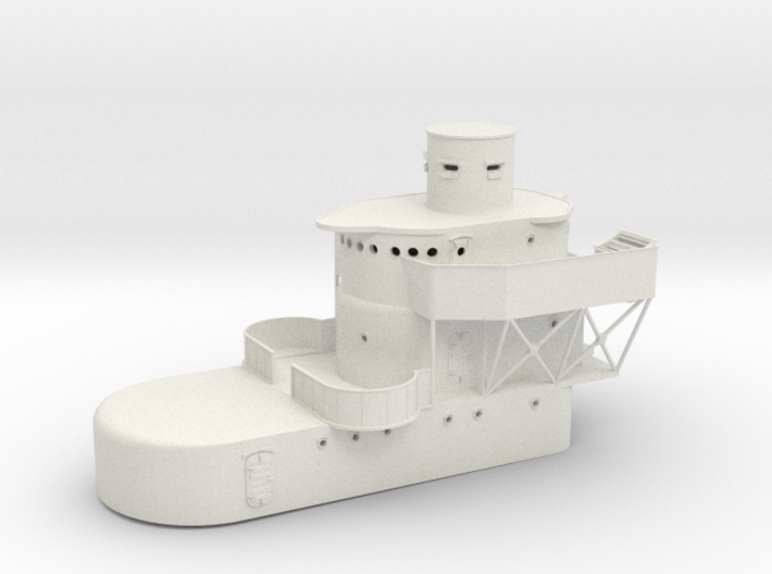 1/96 Superstructure for USS Sims Destroyer 3d printed 