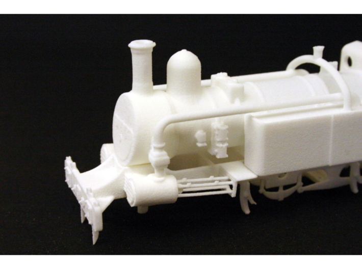 District Railway A Class 3d printed Detail of the Westinghouse pump and boiler mounted sandbox