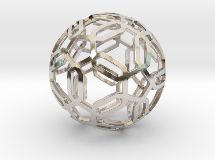 Pentagon Pattern Sphere 3d printed