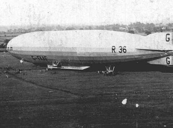 R36 1/1250 & 1/1200 scale (FD) 3d printed photo: Airship Heritage Trust