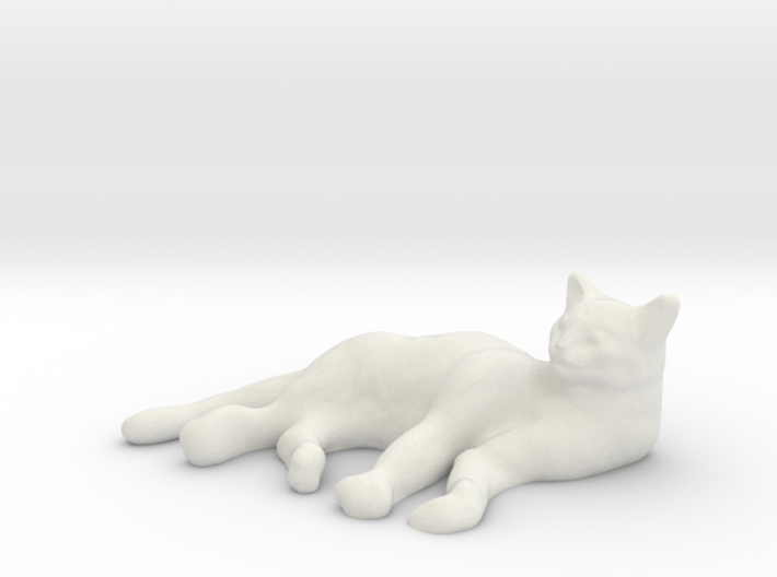 1/24 Sleeping Cat 3d printed