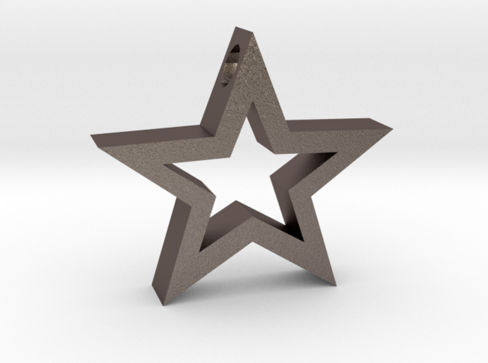 Star pendant. 3d printed