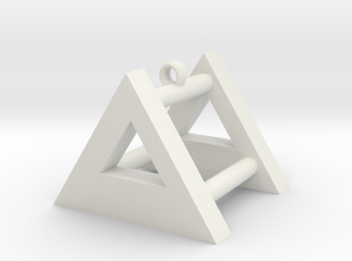 Triangle composition 3d printed