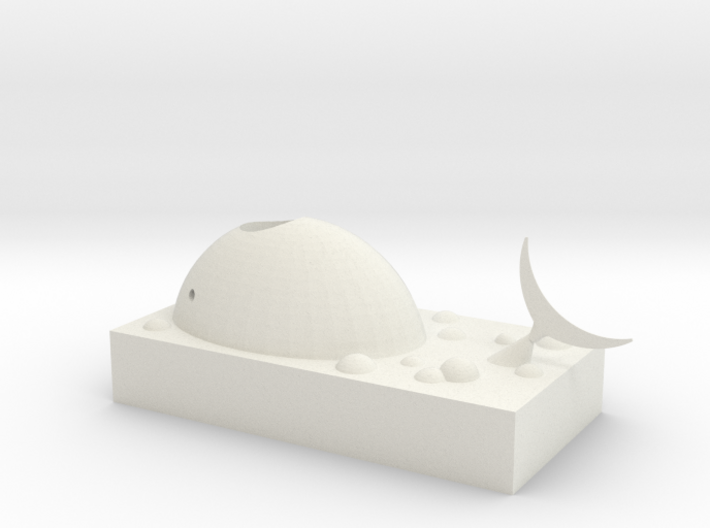 Whale paper clip storage box 3d printed