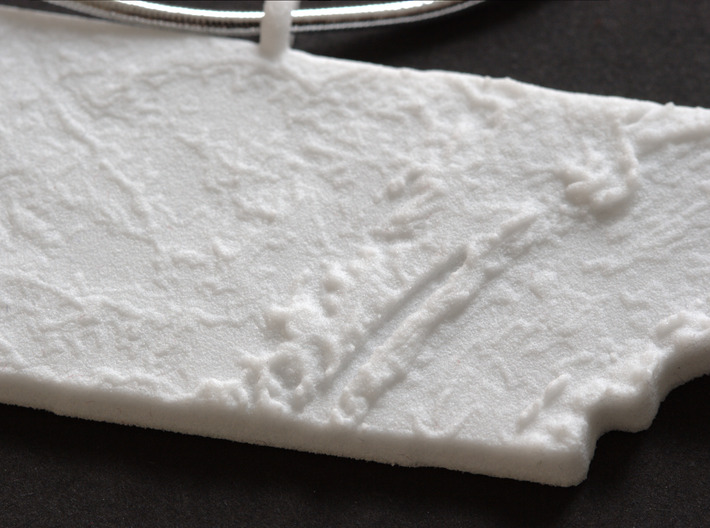 Tennessee Christmas Ornament 3d printed 