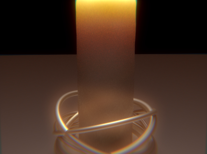 Orbital Candle Holder 3d printed