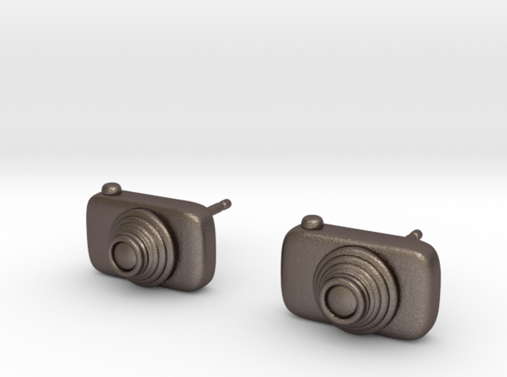 Camera Earrings 3d printed