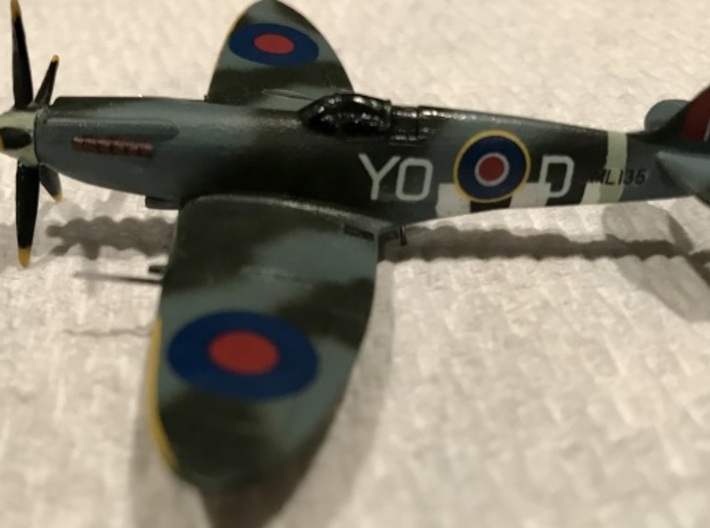 Spitfire F MkXIVE &quot;high back&quot; 3d printed Painted model by Cervelo (1/144, FUD)