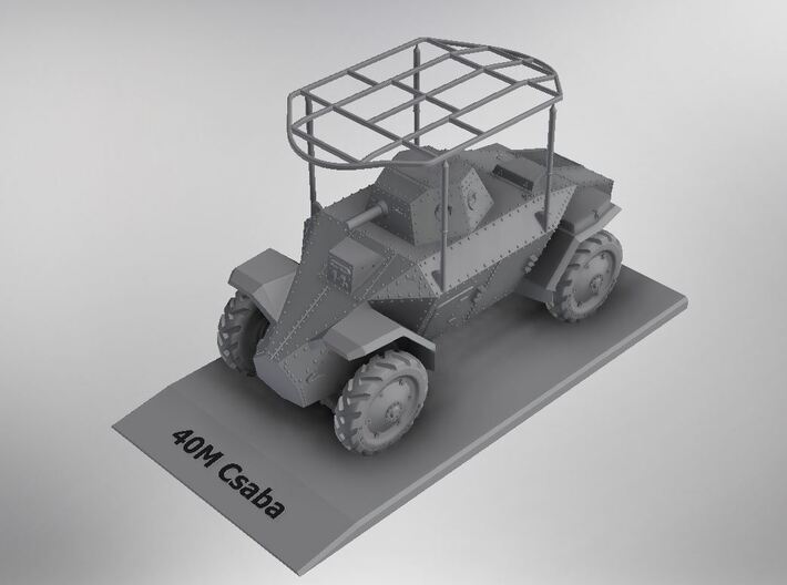 1/72nd scale 40M Csaba armoured car (commander) 3d printed