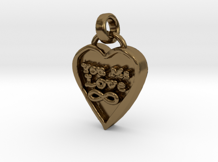 You Me Love Forever 3d printed