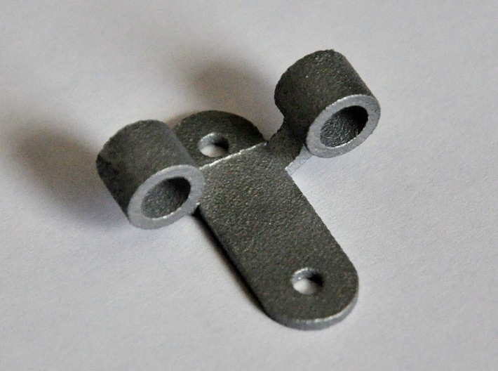 Garmin Stem Top Mount, 20mm Spacing 3d printed Bottom view of 3D printed bracket