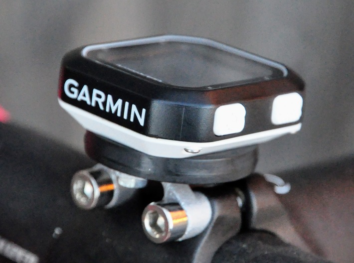 Garmin Stem Top Mount, 20mm Spacing 3d printed Garmin Edge 25 attached to mounted bracket