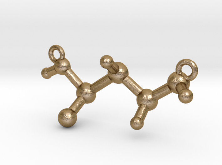 Taurine Molecule Pendant 3d printed
