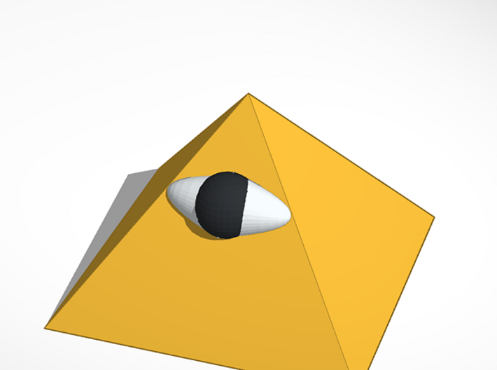 The All Seeing Eye 3d printed 