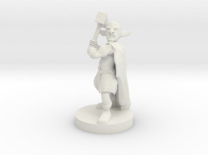 Deep Gnome Barbarian 3d printed