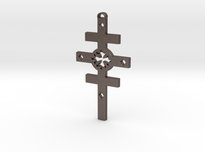 Occidental Cross of the Logos 3d printed