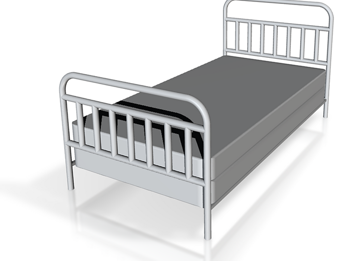 1:24 iron Bed 3d printed