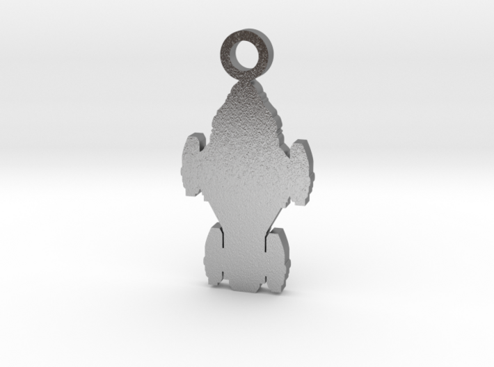 Raza Silhouette Charm 3d printed