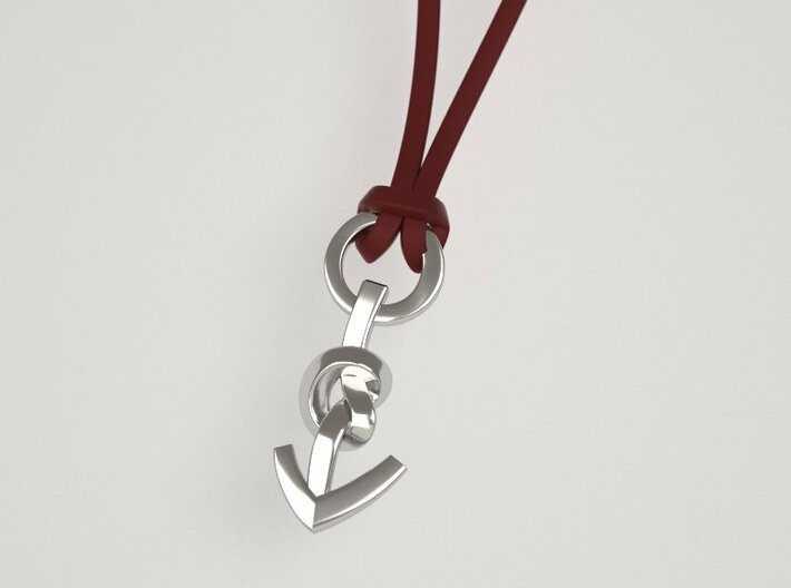 Knotted Mars pendant - original 3d printed