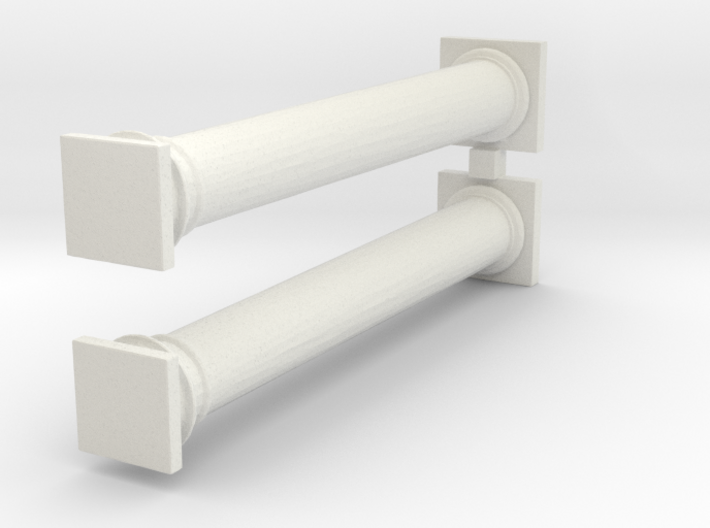 Doric Columns 3000mm hight at 1:76 scale X 2 3d printed